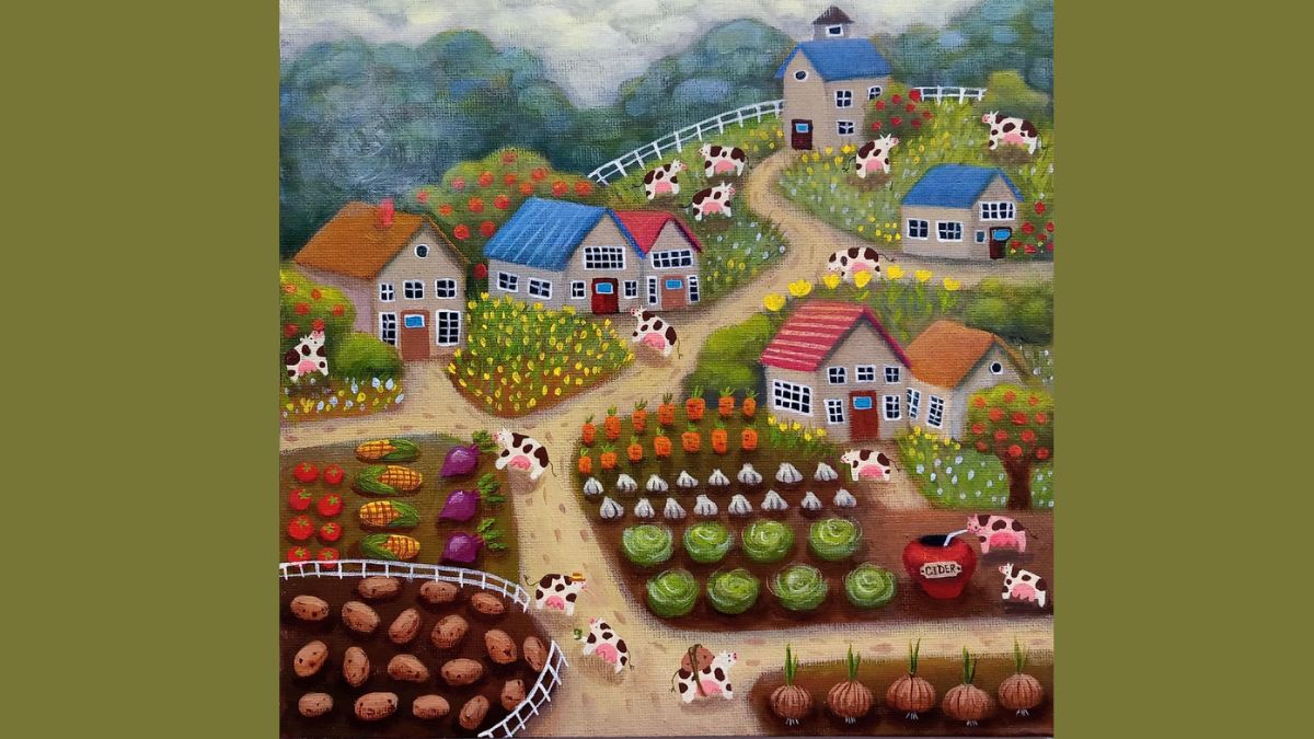 Even 99% failed to find which cow isn’t allowed to get behind the wheel in this peaceful farming village today!